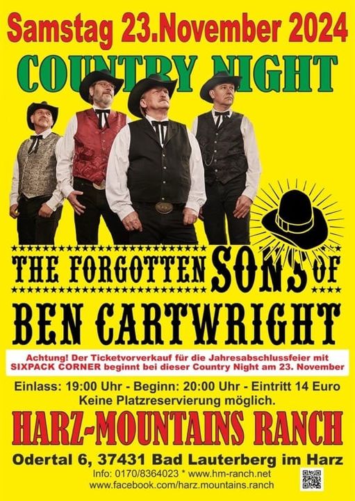 23.11.24 The Forgotten Sons Of Ben Cartwright