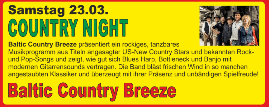 23.03.24 Country Night Baltic Contry Breeze